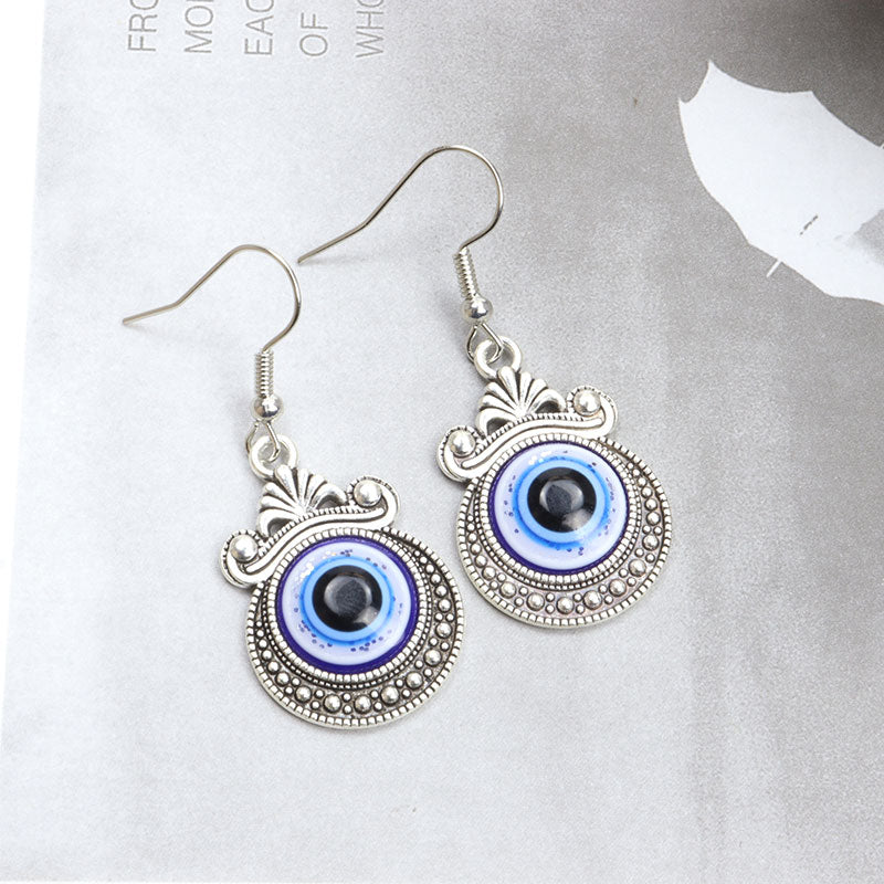 The Evil-Eye Protector Bedazzled Stud Earrings